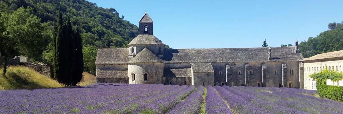 セナンク修道院とラベンダー畑(フランス/プロヴァンス地方)